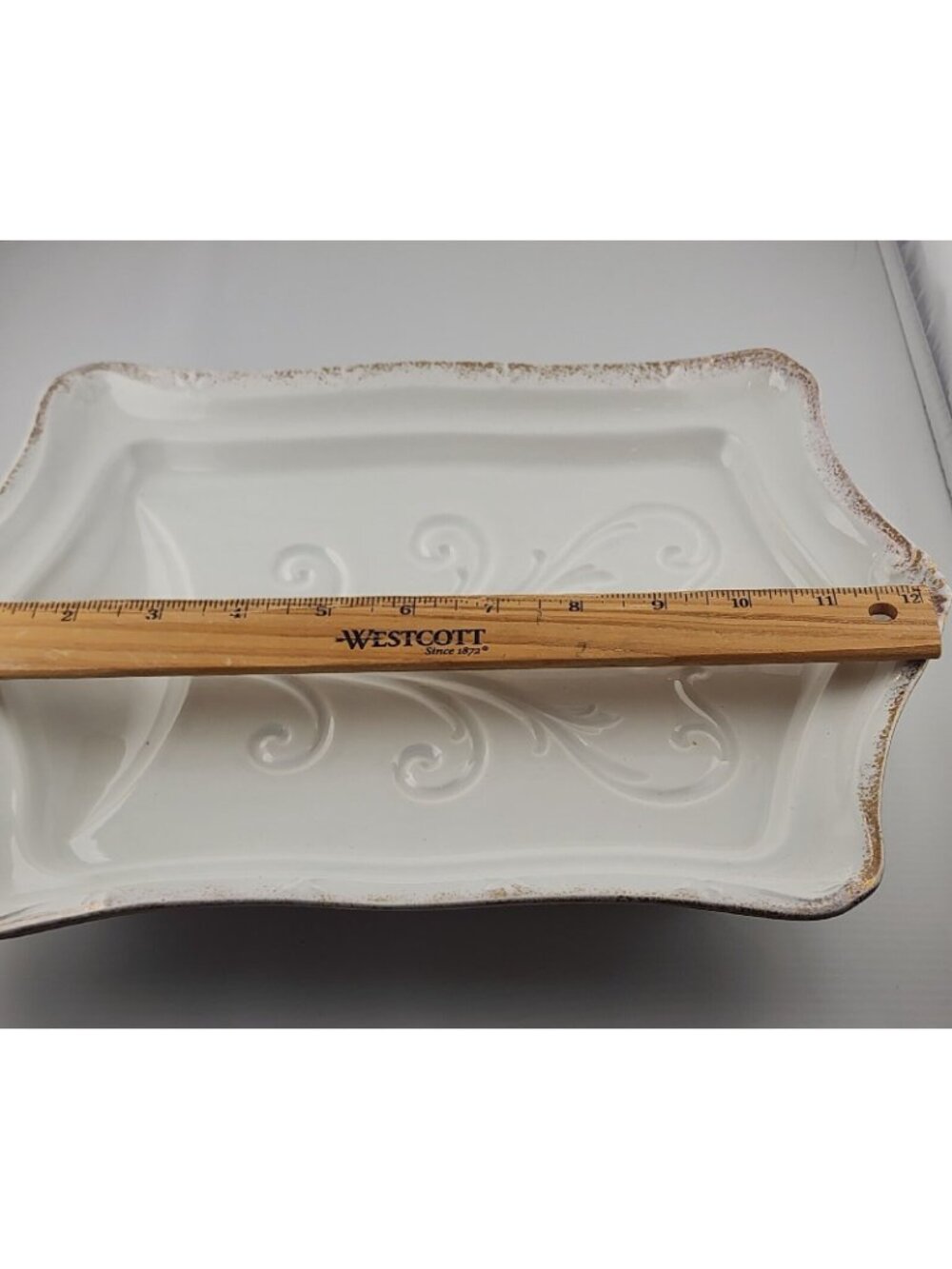 1920s Floral Porcelain Covered Meat Dish Antique Franz Anton Mehlem Bonn German - Picture 11 of 16